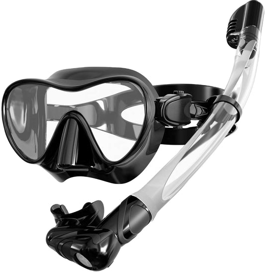 Diving mask snorkel set