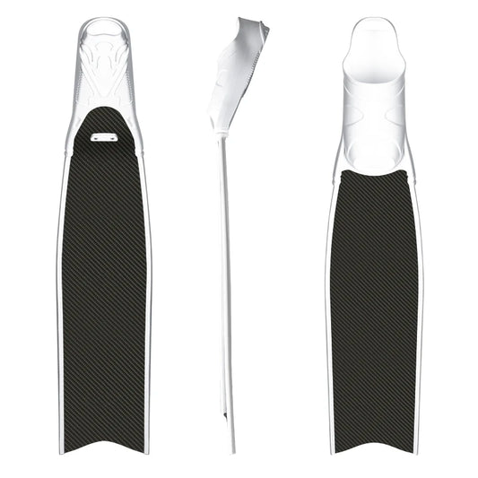 Logo Professional 100% Carbon Fiber Long Diving Fins Flippers Freediving Fins, product image 1