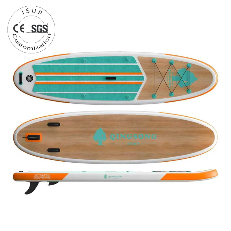 Premium Stand-Up Paddle Board SUP Inflatable Surfboard Drop Stitch Material Excellent Accessory for Water Sports, product image 1