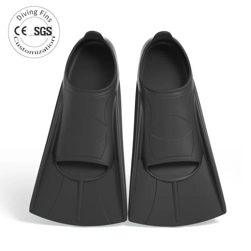 Food Grade Silicone Swimming Fins for Surfing Diving Snorkeling and Underwater Sports Price Flippers, product image 1