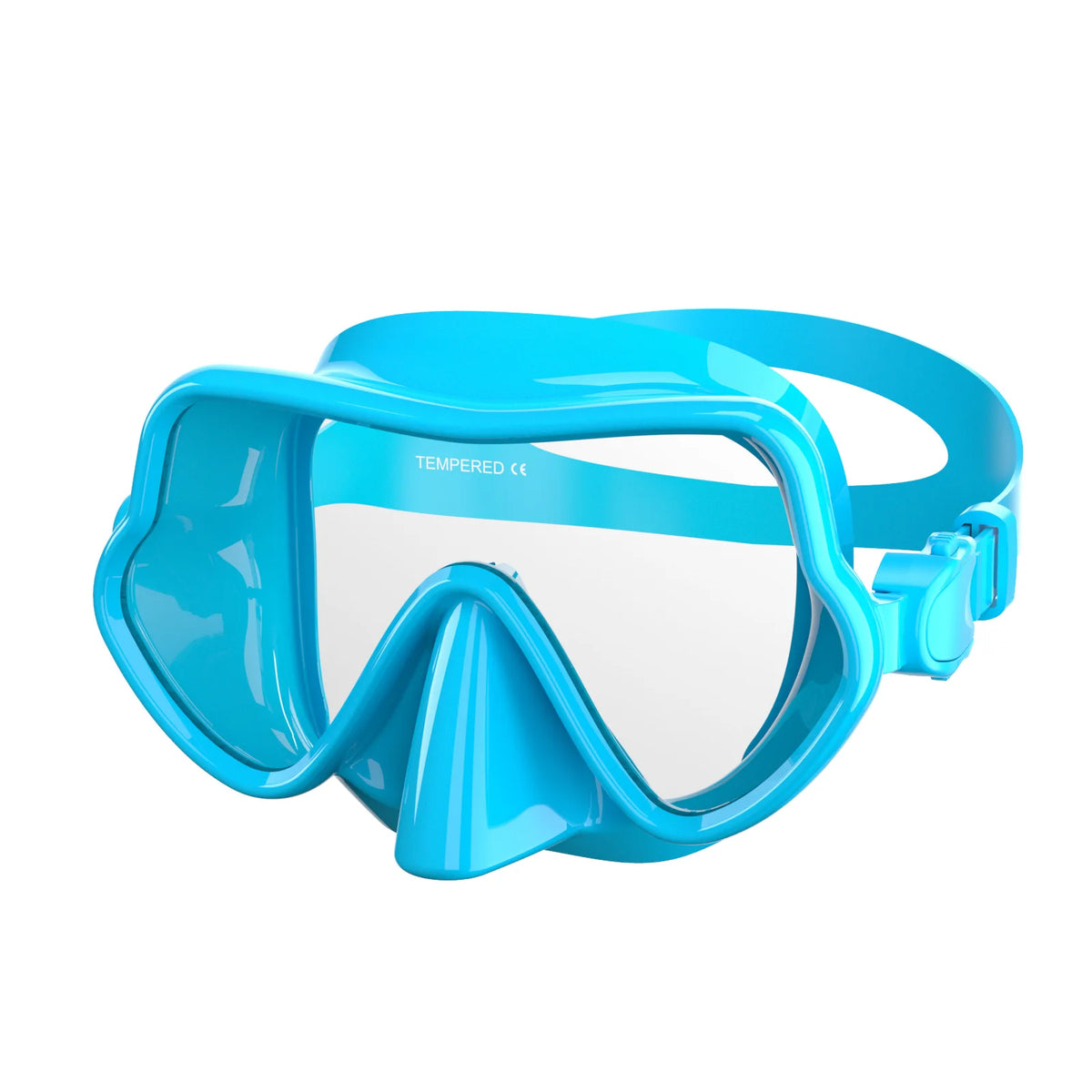 Single Lens Snorkeling Mask for Snorkeling Adventures with Light Weight and Easy Adjustment Design, product image 2