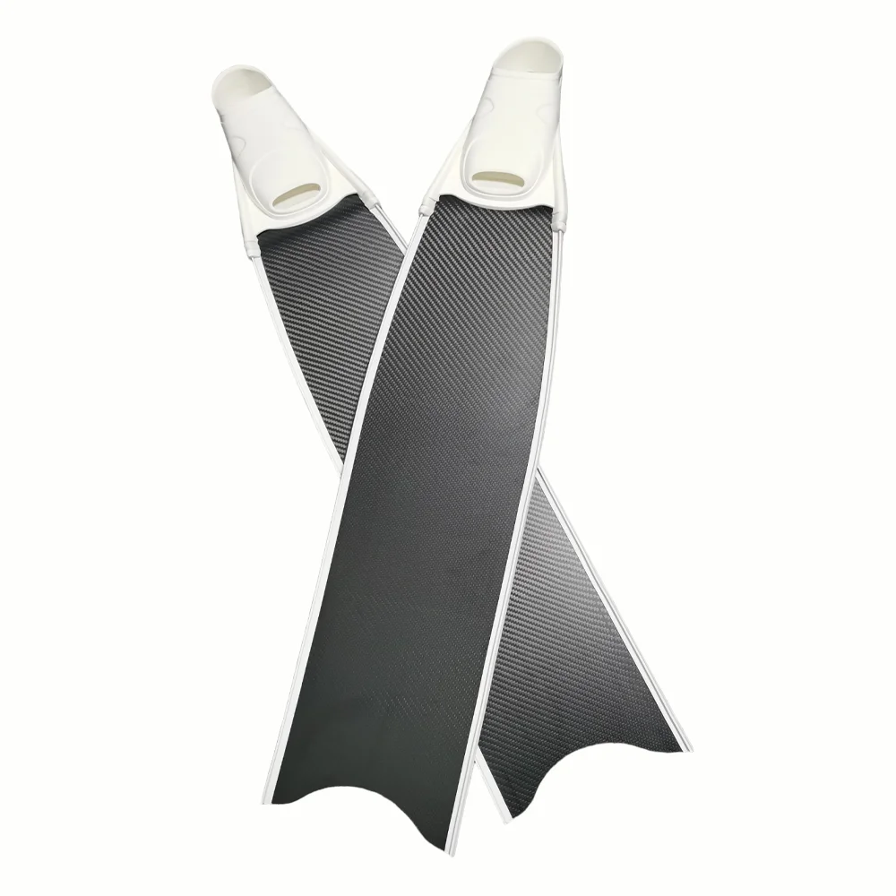Coated Carbon Fiber Fins for Freediving Unisex Long Blade Snorkeling Spearfishing Swim Fins, product image 3