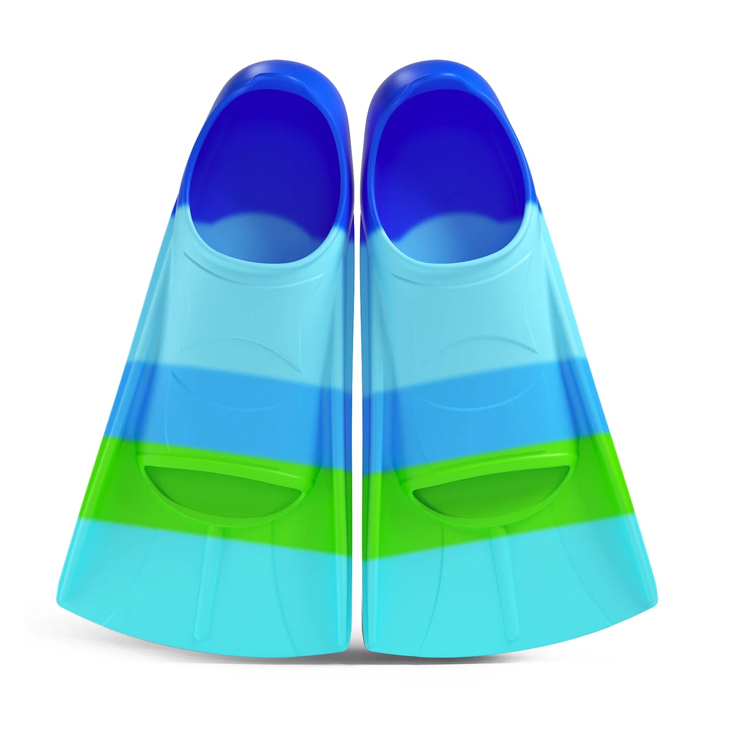 Food Grade Silicone Kids Training Swimming Fins for Surfing Diving Snorkeling Beach Underwater Sports Flippers, product image 2