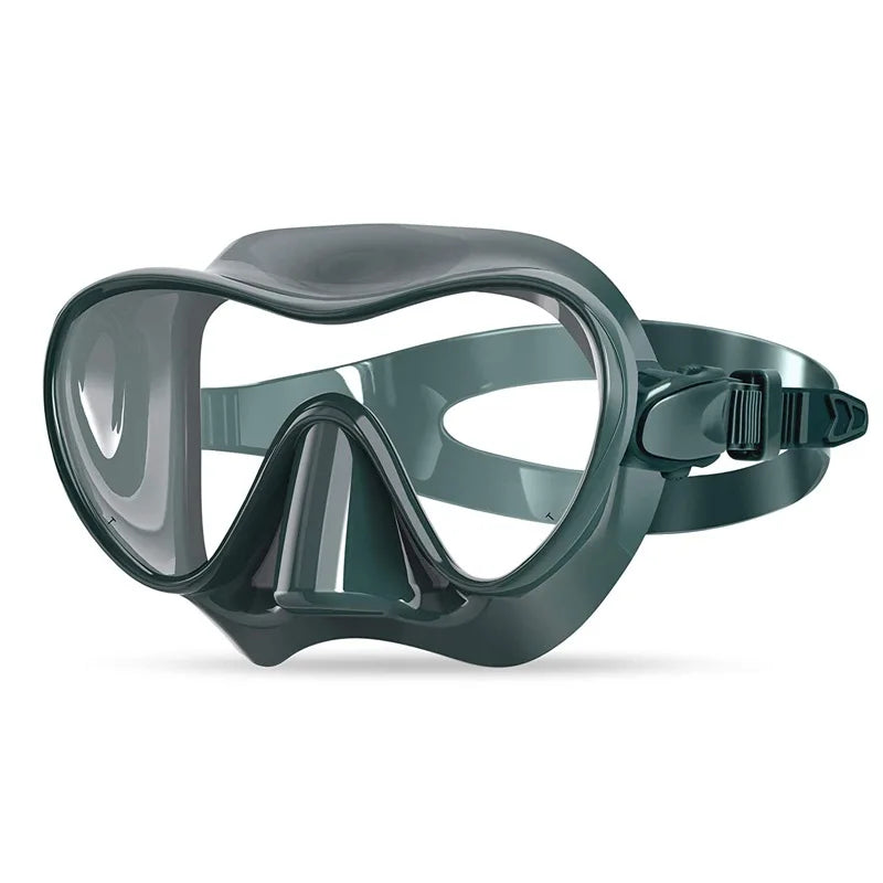 Factory Price Tempered Glass Liquid Silicone Anti-Fog Low Volume Snorkeling Diving Mask, product image 3