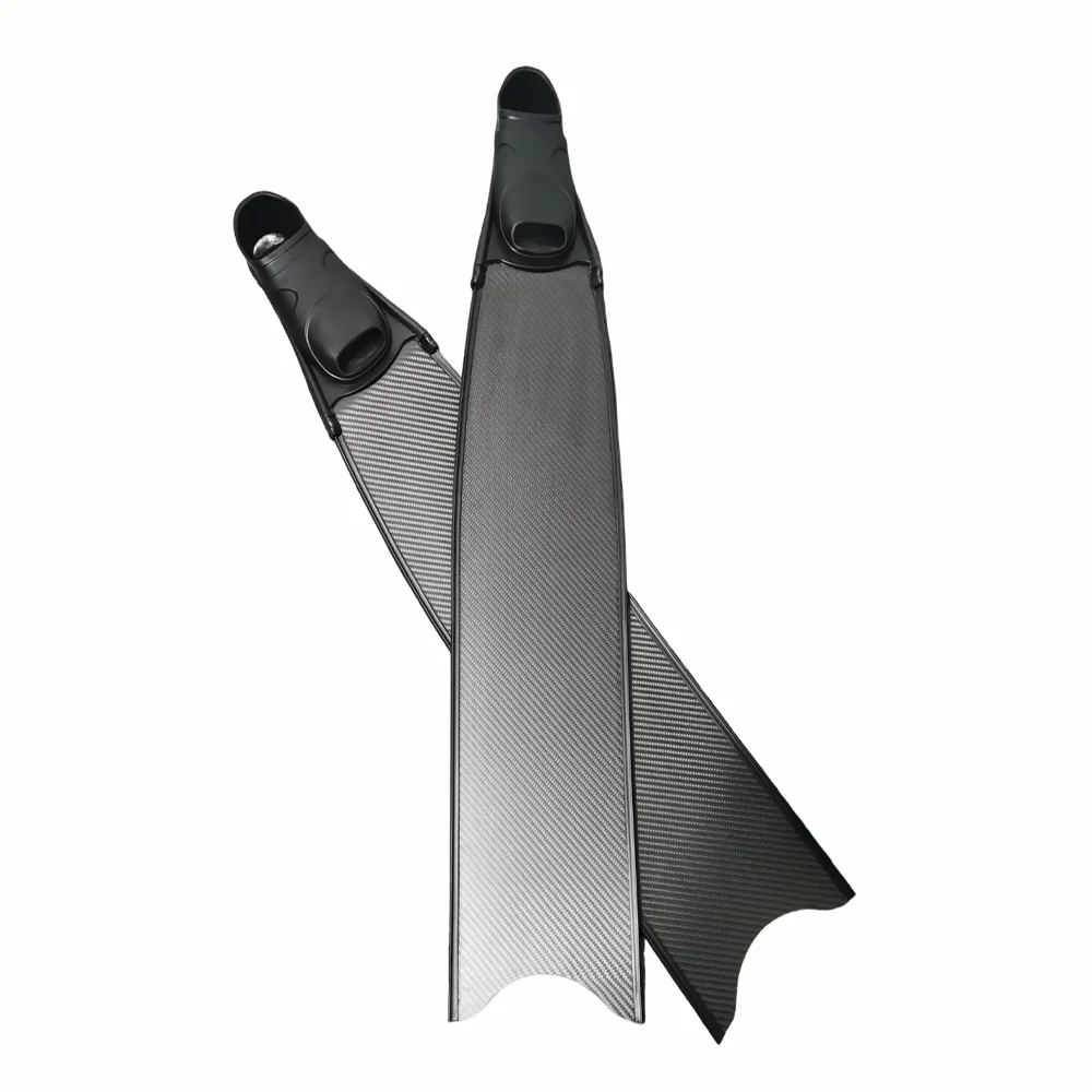Coated Carbon Fiber Fins for Freediving Unisex Long Blade Snorkeling Spearfishing Swim Fins, product image 2