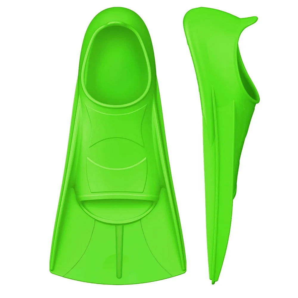 Food Grade Silicone Kids Training Swimming Fins for Surfing Diving Snorkeling Beach Underwater Sports Flippers, product image 4