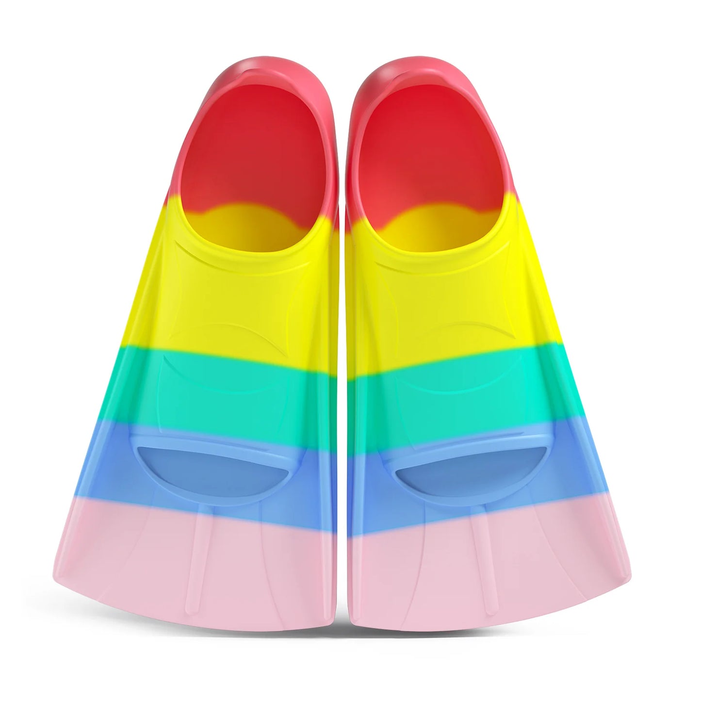 Food Grade Silicone Kids Training Swimming Fins for Surfing Diving Snorkeling Beach Underwater Sports Flippers, product image 3