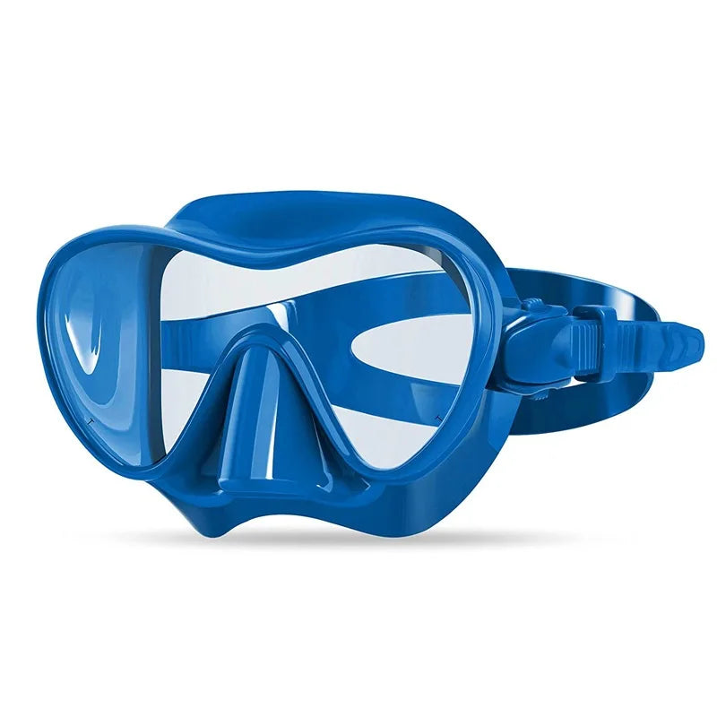 Factory Price Tempered Glass Liquid Silicone Anti-Fog Low Volume Snorkeling Diving Mask, product image 4