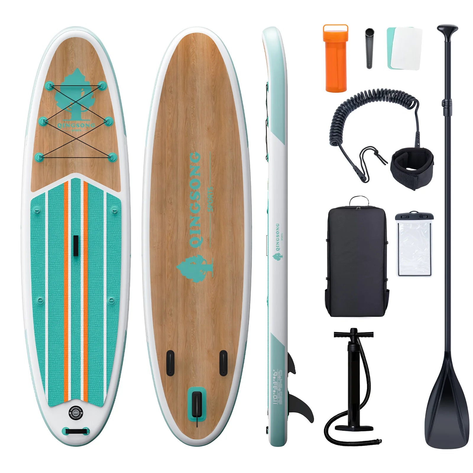 Premium Stand-Up Paddle Board SUP Inflatable Surfboard Drop Stitch Material Excellent Accessory for Water Sports, product image 3