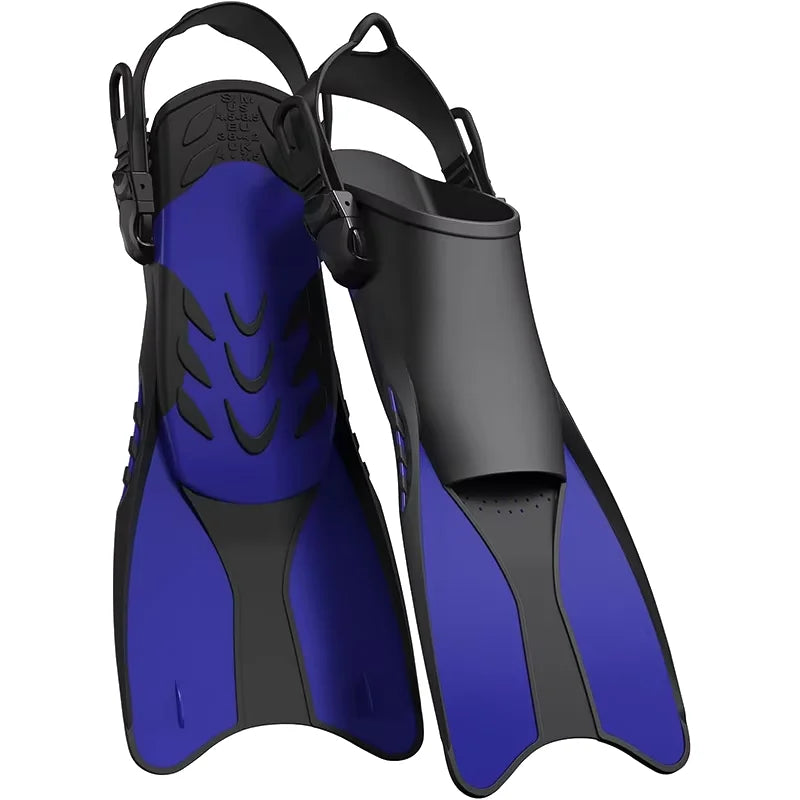 Adult Men Women Training Freestyle Swimming Snorkeling Underwater Sports Swim Flippers Silicone Diving Fins, product image 1